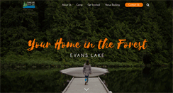 Desktop Screenshot of evanslake.com